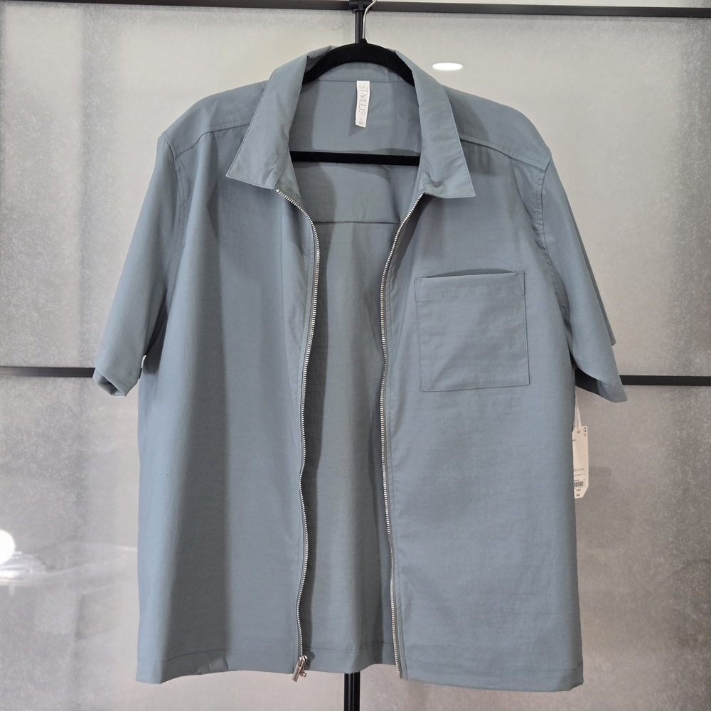 STYLUS Light Blue Shirt Jacket